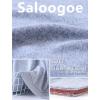 imageSaloogoe Long Sleeve Shirts for Women Dressy Casual Tops Pleated Front Lightweight SweatersMauve