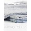 imageSaloogoe Sweatshirt for Women Crewneck Pleated Long Sleeve Shirts Tunic Tops Fashion Winter Clothing 2025Grape Purple