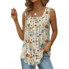 08-floral Khaki