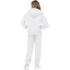 imageSaloogoe Sweatsuits Women 2 Piece Outfits 2024 Fall Fleece Sweatshirt Sets Zip Up Hoodie Sets Travel Lounge SetsClassic White
