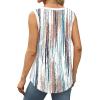 imageSaloogoe Womens Tank Tops Summer Loose Sleeveless Tops Ribbed Trim Scoop Neck Curved Hem 2024Hprint2