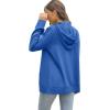 imageSaloogoe Lightweight Zip Up Hoodies for Women Hooded Sweatshirts Long Sleeve Thin Jacket with Zipper02sky Blue