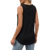 imageSaloogoe Tank Tops for Women 2025 V Neck Summer Sweaters Vest Lightweight Curved Hem Spring Beach FashionBlack