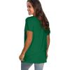 imageSaloogoe Womens Loose Fit Tshirts Short Sleeve Summer Tops Casual Workout Yoga Tunic T Shirts Tops01kelly Green