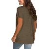 imageSaloogoe Womens Loose Fit Tshirts Short Sleeve Summer Tops Casual Workout Yoga Tunic T Shirts Tops02brown