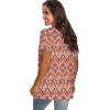 imageSaloogoe Womens Loose Fit Tshirts Short Sleeve Summer Tops Casual Workout Yoga Tunic T Shirts Tops03printing Bohemia